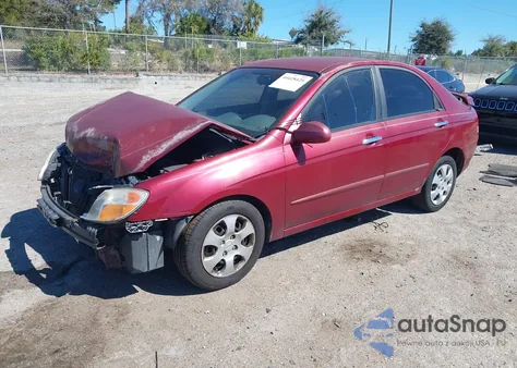 2007 Kia Spectra Ex z USA, uszkodzony, nr VIN KNAFE121275421543